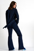 Flared Pants - 52367-53-550 02 / 550 Navy / 75% POLYAMIDE, 25% ELASTANE
